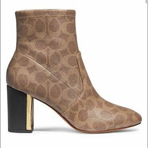 Coach Margot Monogram Booties (Size 7)